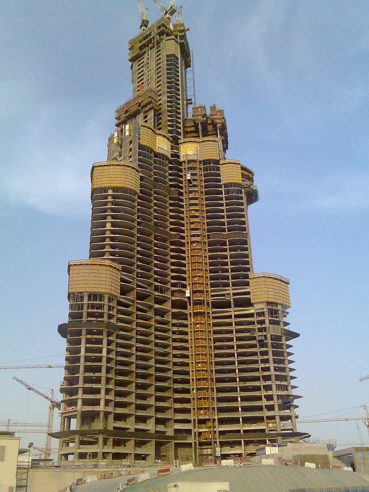 Burj Khalifa août 2006