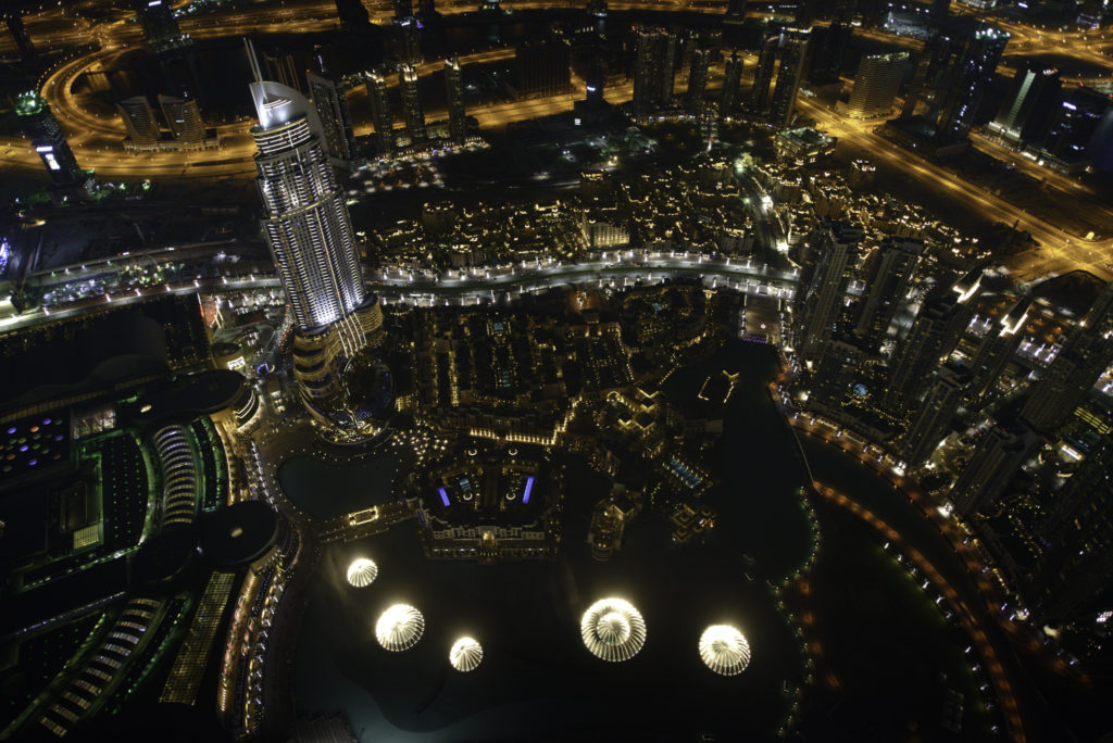 vue sur Dubaï depuis Burj Khalifa 